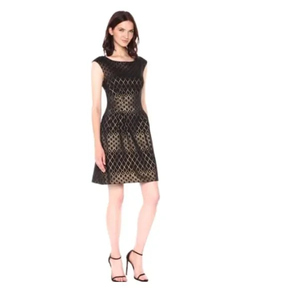 vince camuto fit and flare dresses Vince Camuto Womens Sequin Top Gown Dress, Pink, 12 main image 1